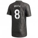Maillot Manchester United NO.8 Mata 2ª 2020-21 Noir