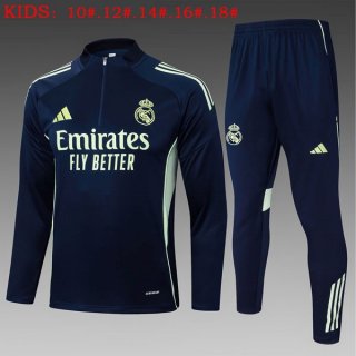 Enfant Sweatshirt Real Madrid 2025-26 Bleu 7 Enfant Sweatshirt Real Madrid 2025-26 Bleu 7