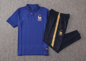 Polo Conjunto Complet France 100th Bleu Or