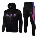 Sweat Shirt Capuche Paris Saint Germain 2021-22 Noir Purpura