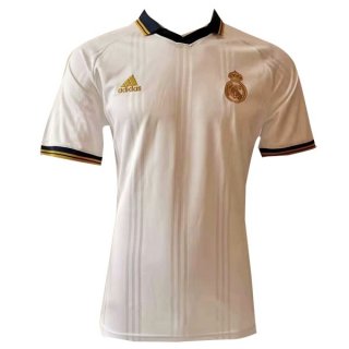 Polo Real Madrid 2019-20 Blanc Jaune