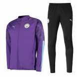 Survetement Manchester City 2019-20 Purpura Noir