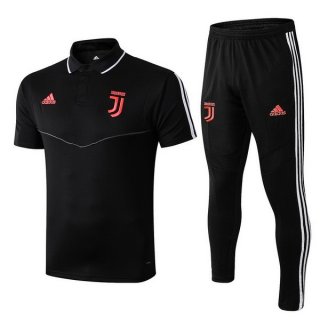 Polo Conjunto Complet Juventus 2019-20 Noir Rouge