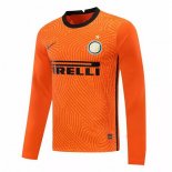 Maillot Inter Milan ML Gardien 2020-21 Orange