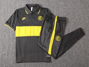 Polo Inter Milan Conjunto Complet 2019-20 Gris Jaune