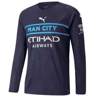 Thailande Maillot Manchester City 3ª ML 2021-22