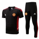 Maillot Manchester United Ensemble Complet 2022-23 Noir