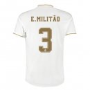 Maillot Real Madrid NO.3 E.Militão 1ª 2019-20 Blanc