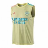 Thailande Maillot Arsenal Sans Manches 2021-22 Jaune