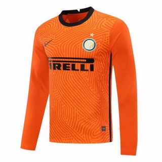 Maillot Inter Milan ML Gardien 2020-21 Orange