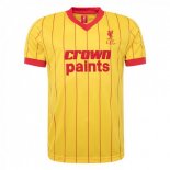 Thailande Maillot Liverpool 2ª Retro 1982 1983 Jaune