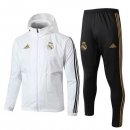 Coupe Vent Real Madrid Conjunto Complet 2019-20 Blanc Noir