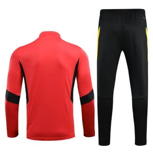 Survetement Manchester United 2020-21 Rouge Noir Jaune