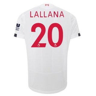 Maillot Liverpool NO.20 Lallana 2ª 2019-20 Blanc