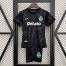 Maillot Sporting Lisbon Gardien Enfant 2025-26 Noir