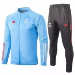 Survetement Real Madrid 2020-21 Gris Bleu Clair