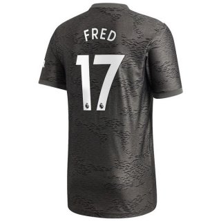 Maillot Manchester United NO.17 Fred 2ª 2020-21 Noir