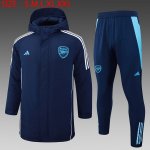 Doudoune Arsenal Ensemble Complet 2024-25 Bleu Doudoune Arsenal Ensemble Complet 2024-25 Bleu