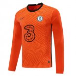 Maillot Chelsea Manches Longues Gardien 2020-21 Orange