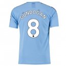 Maillot Manchester City NO.8 Gundogan 1ª 2019-20 Bleu