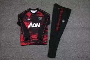 Survetement Manchester United 2020-21 Noir Rouge Marine