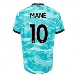 Maillot Liverpool NO.10 Mane 2ª 2020-21 Bleu