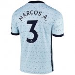 Maillot Chelsea NO.3 Marcos A. 2ª 2020-21 Bleu