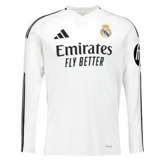 Thailande Maillot Real Madrid 1ª ML 2024-25 Thailande Maillot Real Madrid 1ª ML 2024-25