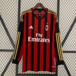 Thailande Maillot AC Milan 1ª ML Retro 2013 2014