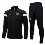 Veste Manchester City 2022-23 Noir Jaune