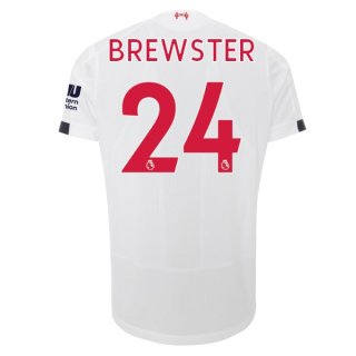 Maillot Liverpool NO.24 Brewster 2ª 2019-20 Blanc