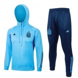 Sweat Shirt Capuche Argentine 2024 Bleu