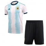 Maillot Argentine 1ª Enfant 2019 Bleu Blanc