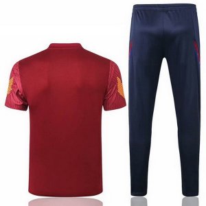 Entrainement Barcelone Conjunto Complet 2020-21 Rouge Jaune