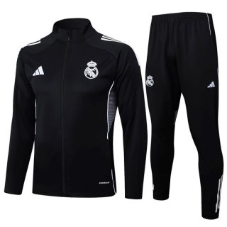 Survetement Real Madrid 2025-26 Noir 3 Survetement Real Madrid 2025-26 Noir 3