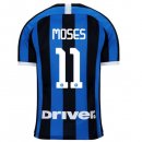 Maillot Inter Milan NO.11 Moses 1ª 2019-20 Bleu