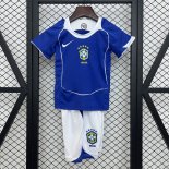 Maillot Brésil 2ª Enfant Retro 2004