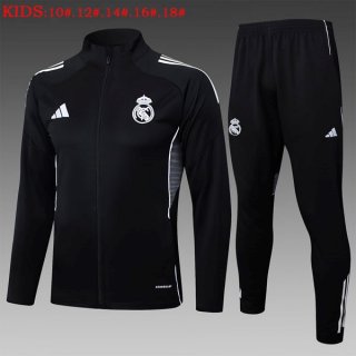 Enfant Survetement Real Madrid 2025-26 Noir 5 Enfant Survetement Real Madrid 2025-26 Noir 5