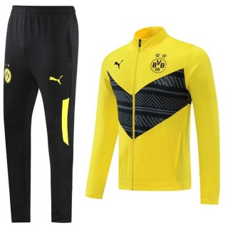 Survetement Borussia Dortmund 2022-23 Jaune Noir Survetement Borussia Dortmund 2022-23 Jaune Noir