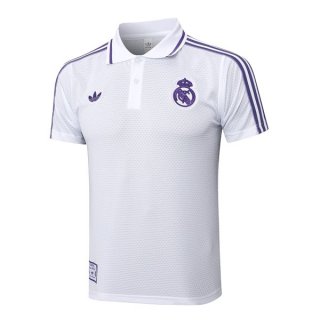 Polo Real Madrid 2026-27 Blanc 2