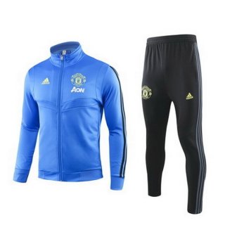 Survetement Manchester United 2019-20 Bleu Clair Survetement Manchester United 2019-20 Bleu Clair