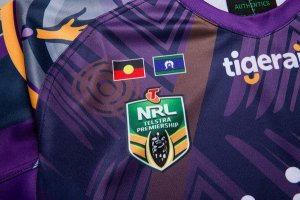 Thailande Maillot Melbourne Storm 2018 Purpura