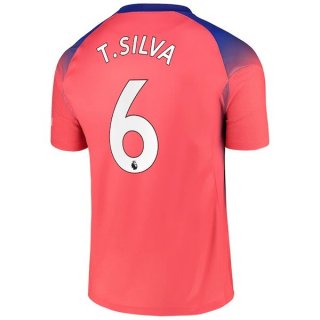 Maillot Chelsea NO.6 T. Silva 3ª 2020-21 Orange