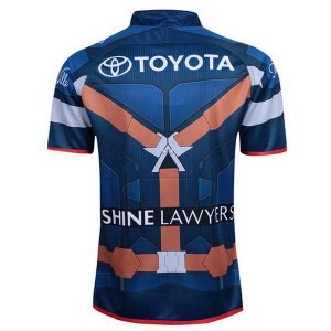 Thailande Maillot Cowboys Capitan America Bleu