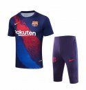 Entrainement Barcelone Conjunto Complet 2019-20 Bleu Marine Rouge