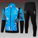 Enfant Survetement Naples 2025-26 Bleu