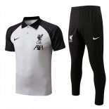 Polo Liverpool Ensemble Complet 2022-23 Blanc