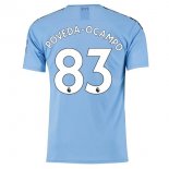 Maillot Manchester City NO.83 Poveda Ocampo 1ª 2019-20 Bleu