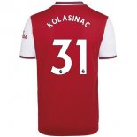 Maillot Arsenal NO.31 Kolasinac 1ª 2019-20 Rouge