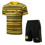 Maillot Entrainement Borussia Dortmund Ensemble Complet 2022-23 Jaune